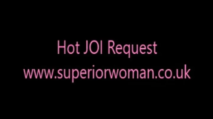 Hot JOI (request)