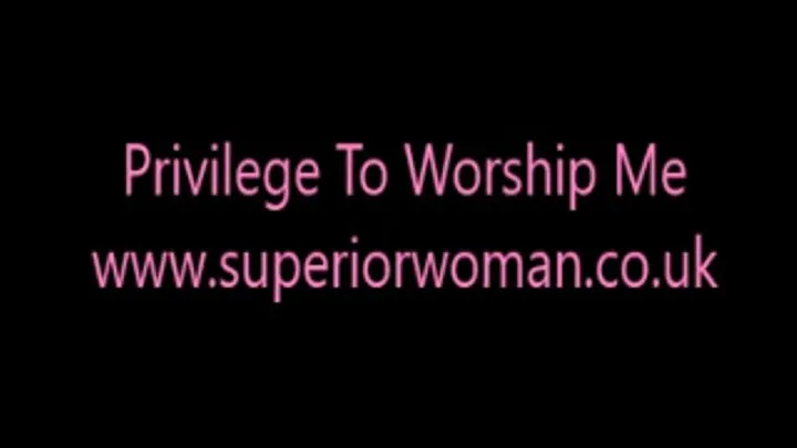 Priviledge To Worship