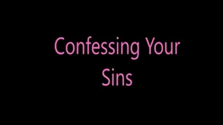 Confessing Your Sins Part 1