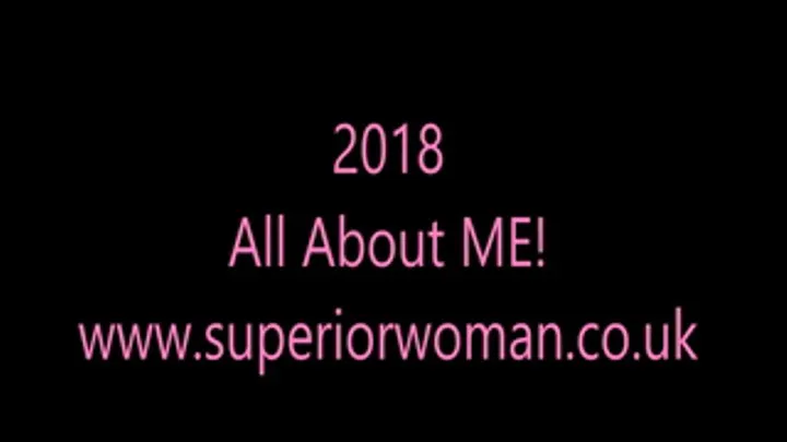 2018 Is ALL About ME!