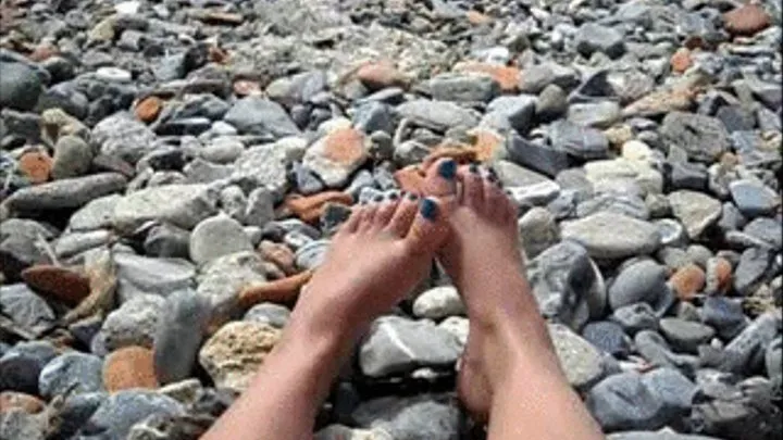 BYE BYE SUMMER-MY FOOT ON THE BEACH