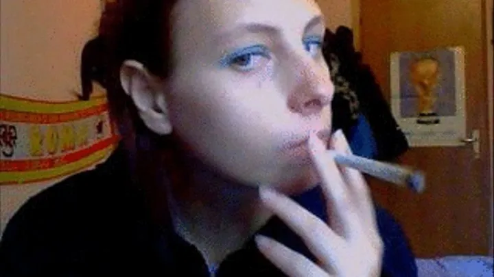 [REQUEST]AMANDA SMOKE AN LONG HAND ROLLED CIGARETTE