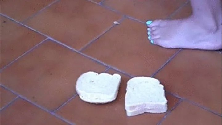 [REQUEST] TOE PRINTS ON BREAD,AND CRUSH!!