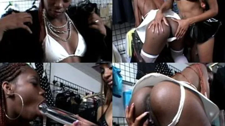 Slim black lesbians store pt1