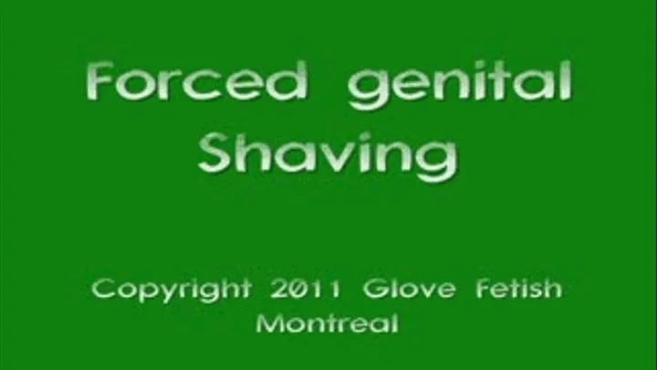 genital shaving