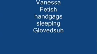 Glovedsub Tied, handgagged and gets masturbated Part 2