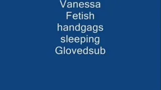 Glovedsub Tied, handgagged and gets masturbated Part 4