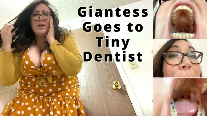 Giantess Visits Tiny Dentist