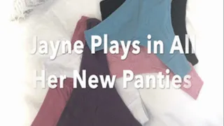 BBW Plays in 5 New Pairs of Panties 1