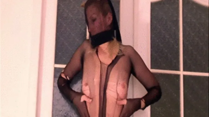 Nylon encasement fetish clip