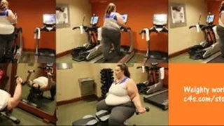 SSBBW weighty workout