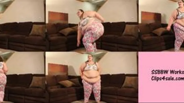 SSBBW workout fail - TV Workout