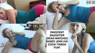 IPOD Step-Daughter watches you stroke your cock JO encouragement taboo