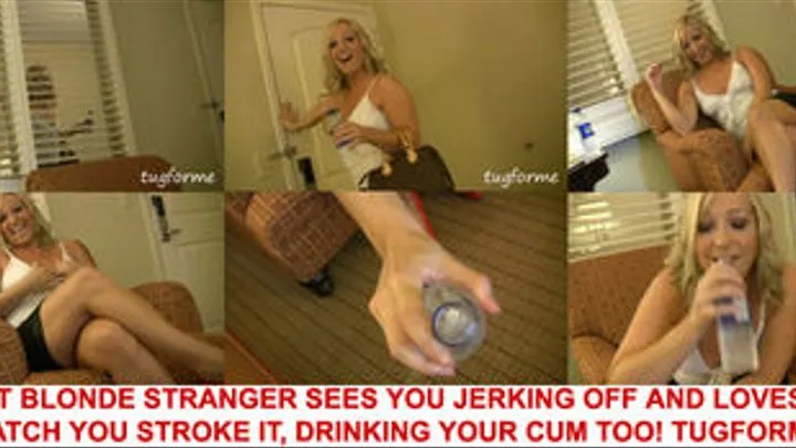 Stranger Lilyanna busts you JERKING OFF & watches