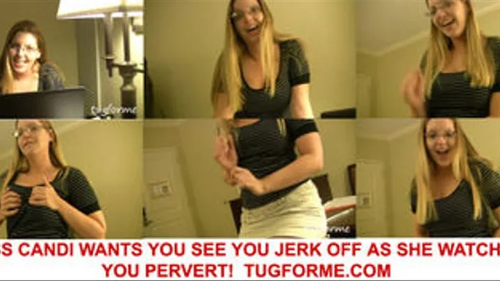 Masturbation encouragement with Boss Candi