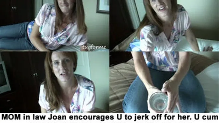 Step-Mom in Law Watches you Jerk Off for her & Cum