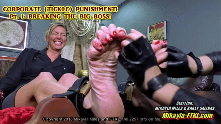 Corporate Tickle Punishment! Pt 1: Breaking the Big Boss!