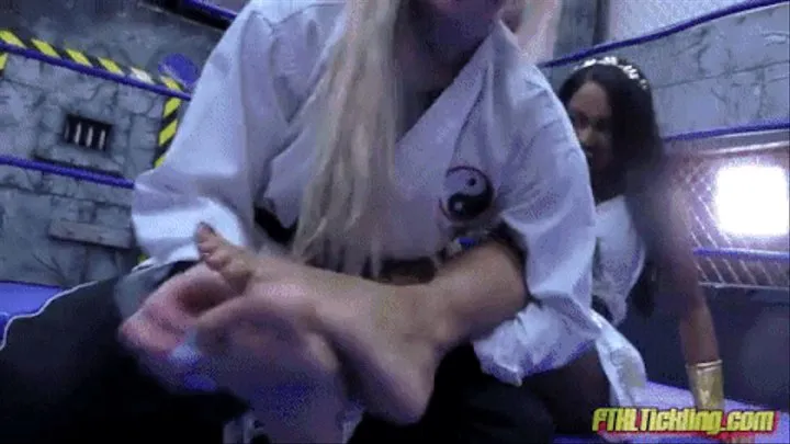 Tickle Wrestling Entertainment! Pt 51: Olympia vs Black Belt Blondie!