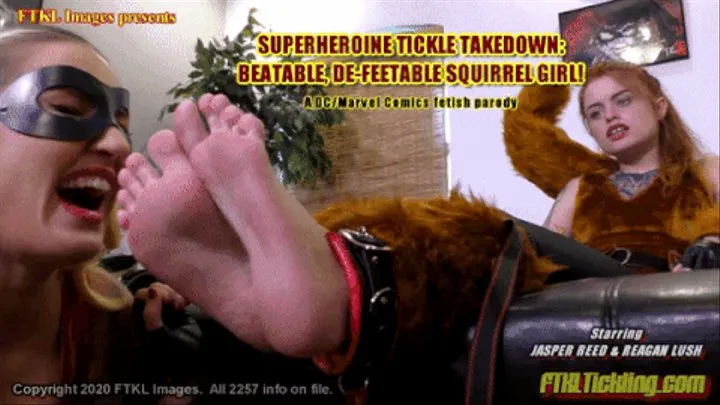 Superheroine Tickle Takedown: The Beatable, De-Feetable Squirrel Girl!