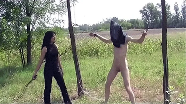 Goddess outdoor whipping