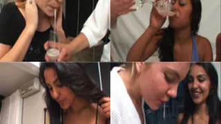 SPIT GANG PARTY - BRUNA LUCIANA ANDRESSA AND CRIS - PART1