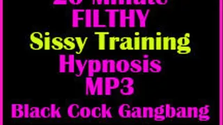 Sissy Training : Black Cock Worship and Gang Bang