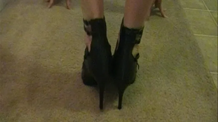 Strappy Stilettos-backs and soles