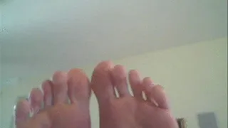 Close up Toe Spreading