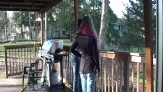 Nikki & Amber: Smoke Break Outside