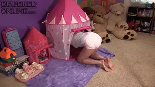 Alisha: Play Tent and Diaper Butt