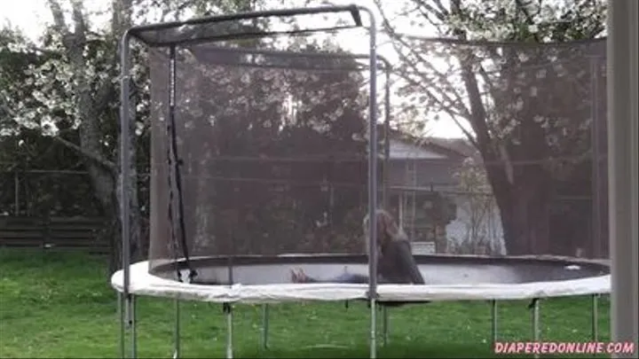 Amber on Trampoline