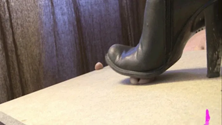 High heel boots cock punishment