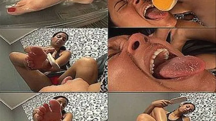 REAL EAT FEET CRUEL - top girl NARA LEMOS - CLIP 5 - exclusive MF