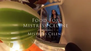 *Food For Mistress Celene - Featuring Mistress Celene Thorn - VR*