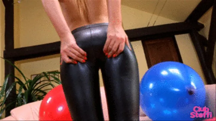 black leather pants