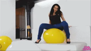 loves balloons, butt...