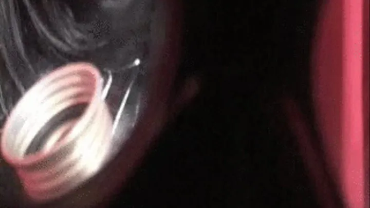 Inside the Gas Mask with Latex C & Her cigar POV