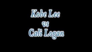 Kobe and Cali Oil Wrestle