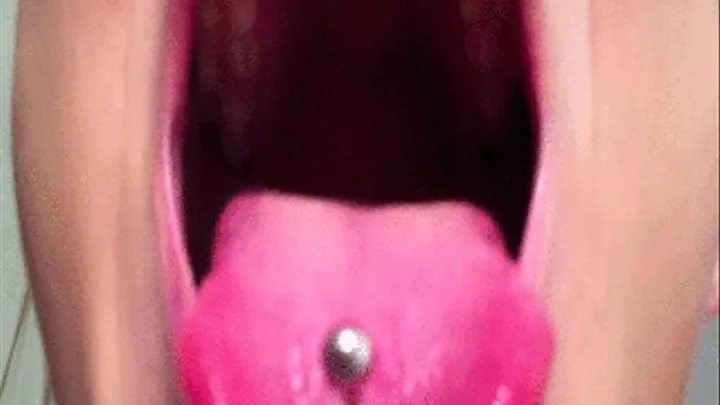 Extreme Upclose Tongue Viens & Teeth