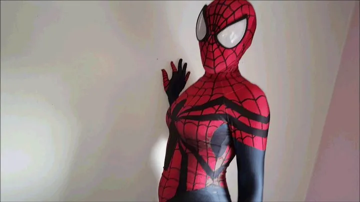 Spidergirl Costume Blowjob Zentai