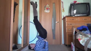 SHOULDER-STAND BICYCLE 2