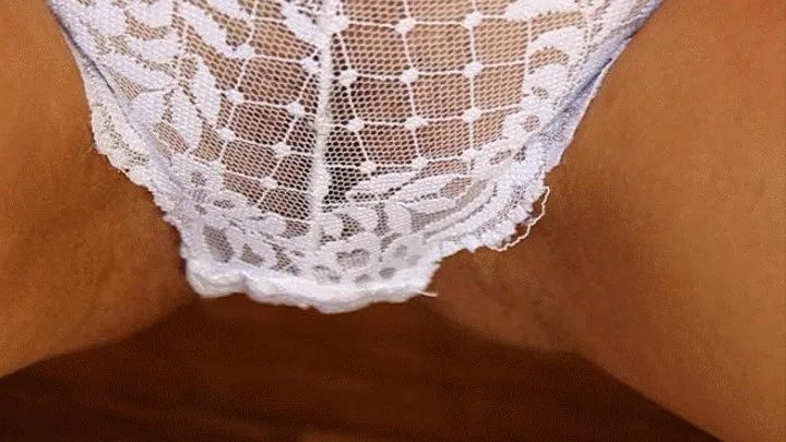 SEE-THROUGH WHITE PANTY (u)