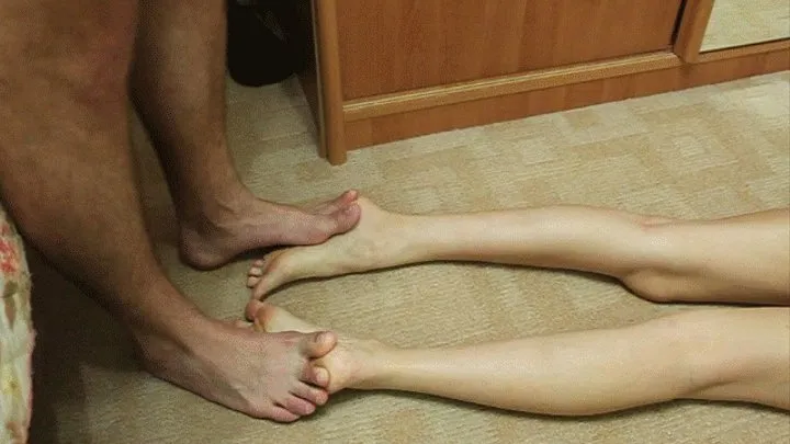 STEPPING ON HER SOLES (mf)