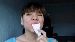 CHEWING TOILET PAPER