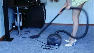 SEXY VACUUMING ON THE KNEES 2