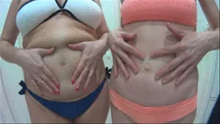 BELLYBUTTON FIGHT BETWEEN MARY AND EVELINA (bb)