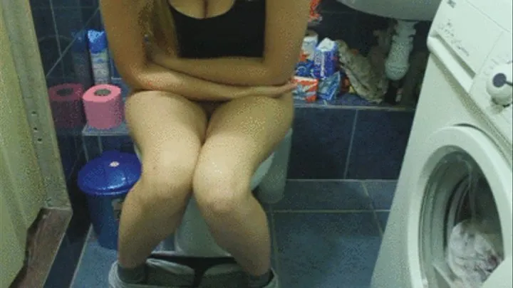 PANTY ON THE FLOOR (TOILET) (ts)