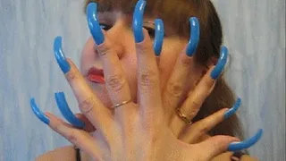 BLUE NAILS