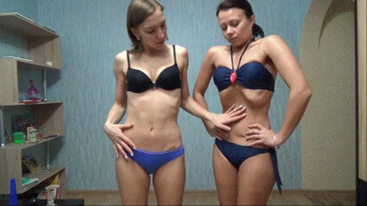 FAT EVELINA AND TWO SKINNY GIRLS (sq)