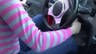 CRANKING THE CAR WEARING SLIPPERS (pp)